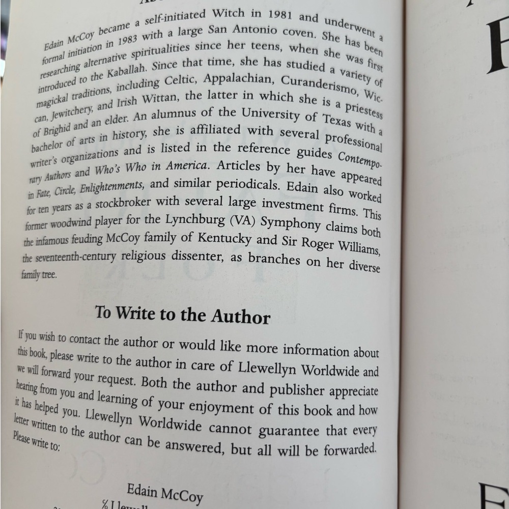 A Witch’s Guide to Faery Folk- by Edain McCoy - Picture 6 of 6